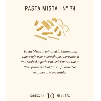 Pasta Mista No. 74 Rummo | Traditional Mixed Pasta