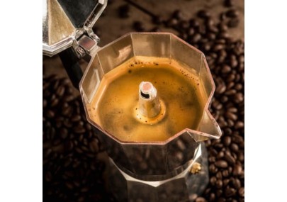 Bialetti Moka Express Aluminium Coffee Maker - coffee