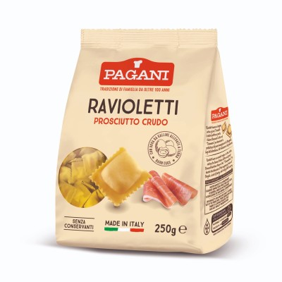 Ravioletti with Prosciutto Crudo – Pagani 250g