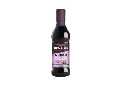 Fig Glaze with Balsamic Vinegar of Modena IGP – De Nigris 250ml - Pacco Italiano