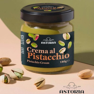 Astoria Pistachio Cream (180g) – Authentic Italian Spread - Pacco Italiano