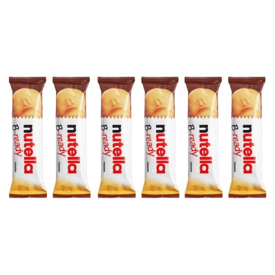 Nutella B-ready 6 x 22g – Crispy Wafer with Nutella Filling - Pacco Italiano