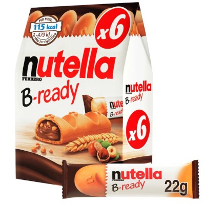 Nutella B-ready 6 x 22g – Crispy Wafer with Nutella Filling