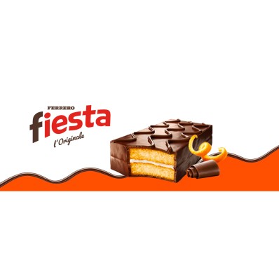 Kinder Fiesta - Delightful Orange and Cocoa Sponge Cake Treat