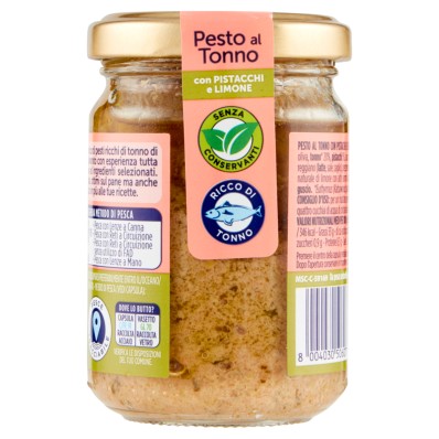 Rio Mare Pesto with Tuna, Pistachio & Lemon – 130g