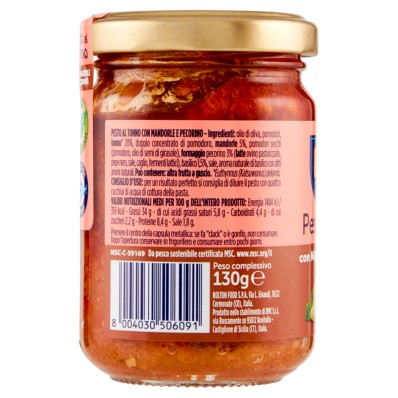 Rio Mare Tuna Pesto with Almond and Pecorino Cheese - 130g
