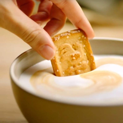 Galletti Mulino Bianco - Breakfast - Cappuccino - cookie - Shortbread - Italian