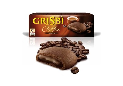 Grisbì Coffee Cookies (135g) | Rich Coffee-Filled Biscuits