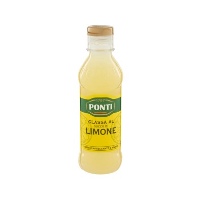 Ponti Lemon Juice Glaze 220g | Zesty & Smooth Citrus Glaze