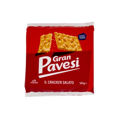 Gran Pavesi Crackers 560g | Light & Crunchy Italian Crackers