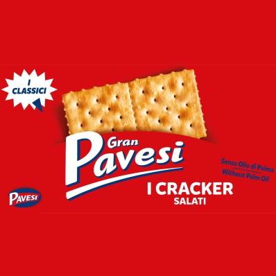 Gran Pavesi Crackers 560g | Light & Crunchy Italian Crackers