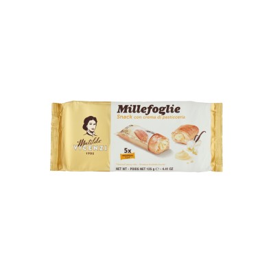 Millefoglie Pasticcera Cream Minisnack - 125g