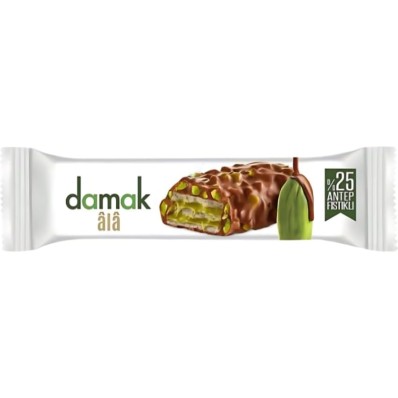 Nestlé Damak Ala Pistachio Wafer | Milk Chocolate Coated Snack (30g x 12)