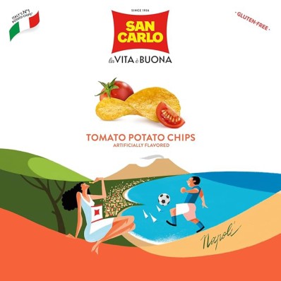 San Carlo Più Gusto Pomodoro - Tomato Crisps (50g)