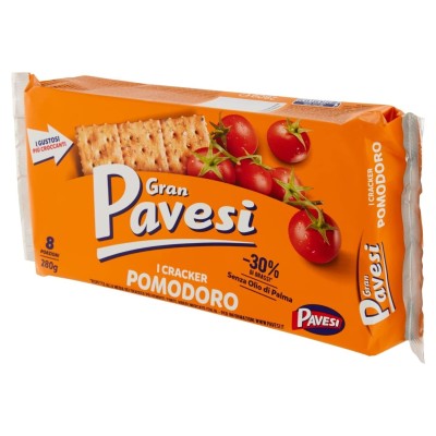 Gran Pavesi Crackers Tomatoes 280g - Pomodoro