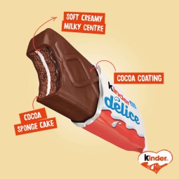 Kinder Delice 10x39g | Chocolate Cake with Milk Filling