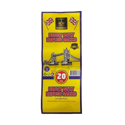 Heavy Duty 70L Refuse Sacks - Pack of 20 | Strong Bin Bags