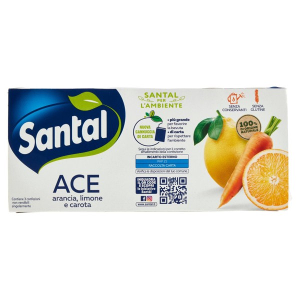 Santal ACE Juice - 3x200ml Refreshing and Nutritious Beverage Santal ACE Juice - 3x200ml Refreshing and Nutritious Beverage