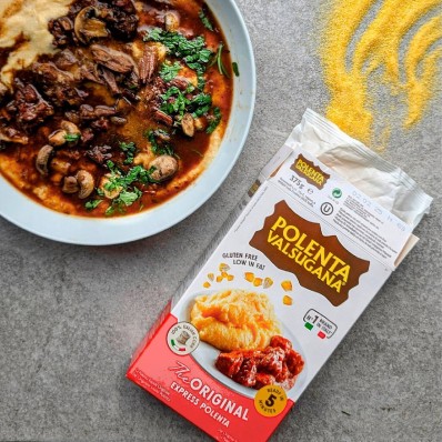 Polenta Valsugana 375g - Traditional Italian Polenta Corn