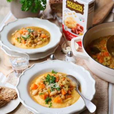 Polenta Valsugana 375g - Traditional Italian Polenta Corn