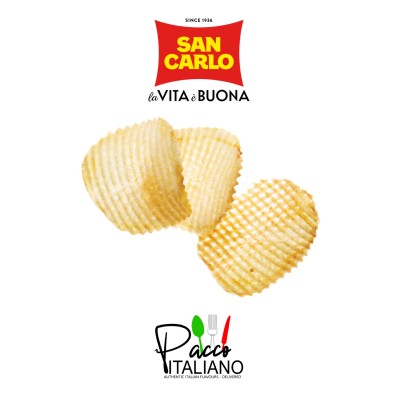 San Carlo Waffle Cut Potato Chips – 100g | Extra Crunchy