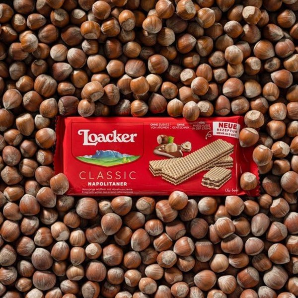 Loacker Wafer Napolitaner 175g | Classic Hazelnut Wafers