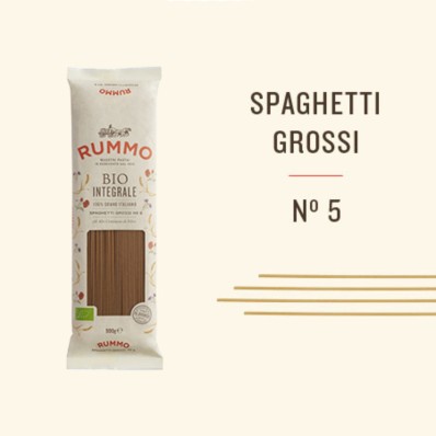Rummo Organic Wholemeal Spaghetti Grossi No.5 500g