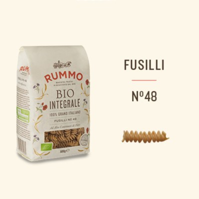 Rummo Organic Wholemeal Fusilli No.48 500g