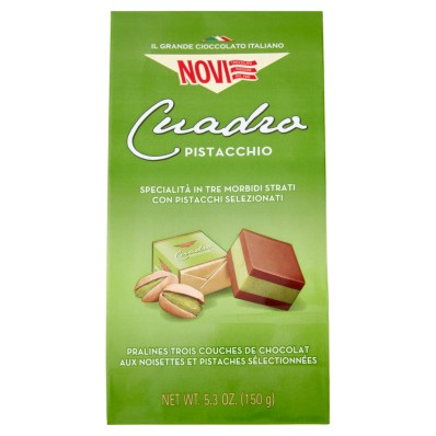 Cuadro Pistacchio Novi (150g) – Gianduja Chocolate with Pistachios