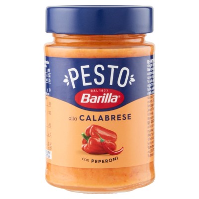 Barilla Pesto Calabrese with Peppers & Chilli 190g – Gluten-Free