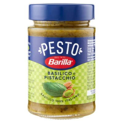 Barilla Pesto with Basil & Pistachio 190g – Gluten-Free
