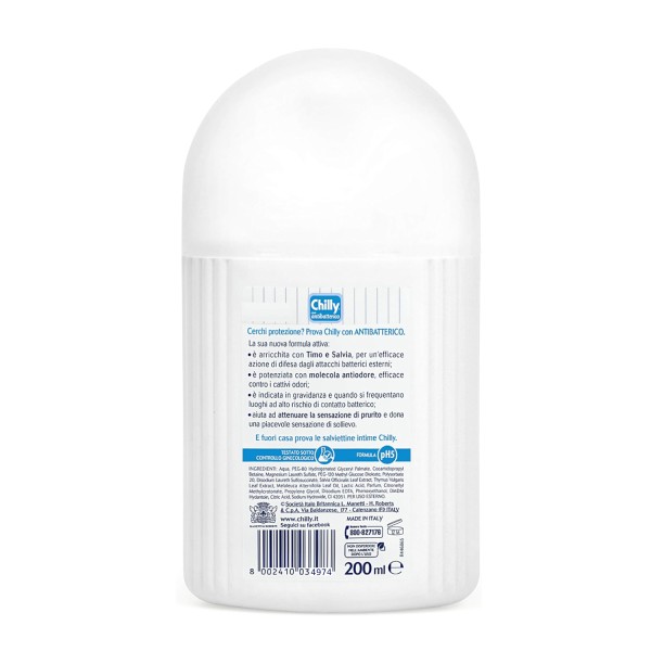 Chilly Antibacterial Intimate Wash 200ml - Feminine Hygiene