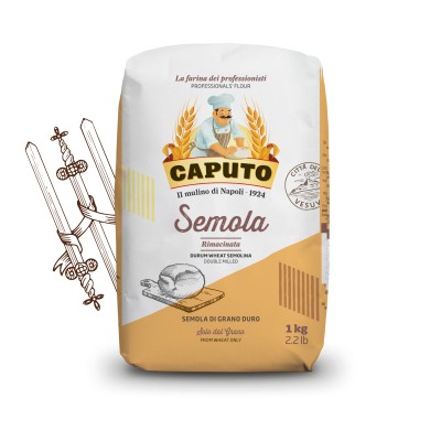 Caputo Semola di Grano Duro - Ideal for Fresh Pasta and Bread