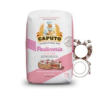 Caputo Farina Pasticceria 1KG - Pacco Italiano