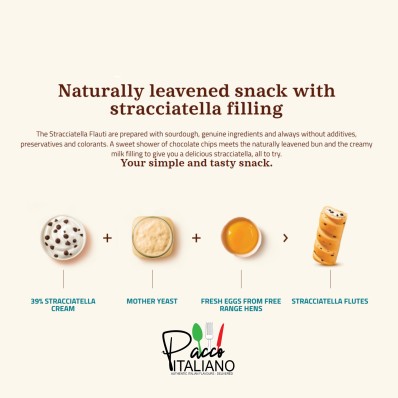 Mulino Bianco Flauti Stracciatella 8 Pieces 280g