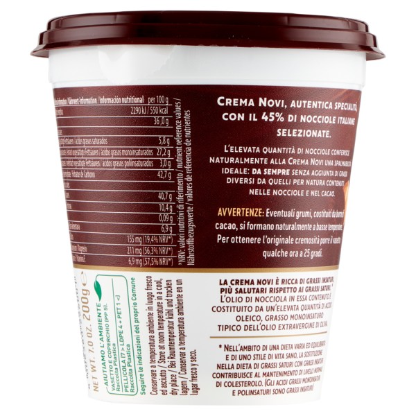 Novi Chocolate & Hazelnut Spread 200g – 45% Hazelnuts Novi Chocolate & Hazelnut Spread 200g – 45% Hazelnuts