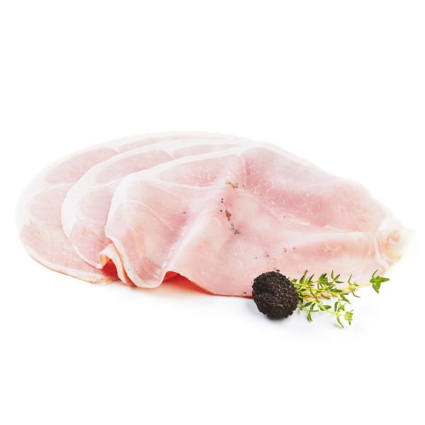 Cooked Ham with Black Truffle 120g – Sliced Premium Meat