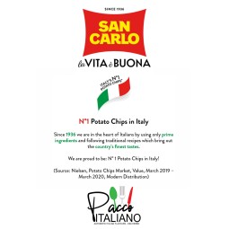 San Carlo Classic Potato Chips 50g – Crispy Italian Snack