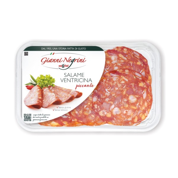 Negrini Salame Ventricina Piccante Sliced 80g