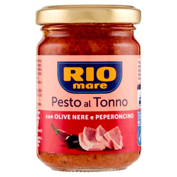 Rio Mare Tuna Pesto with Black Olives & Chili 130g