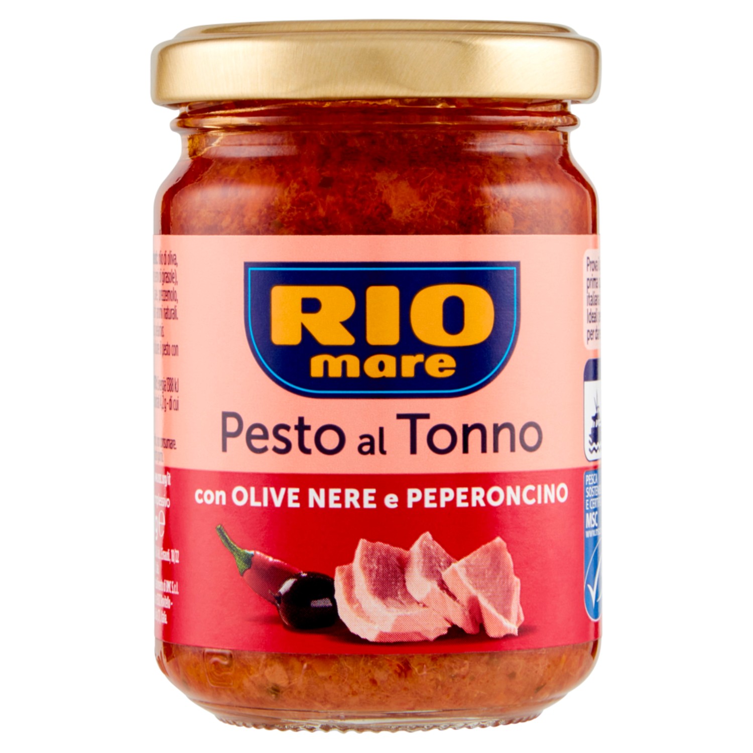Rio Mare Tuna Pesto with Black Olives & Chili 130g