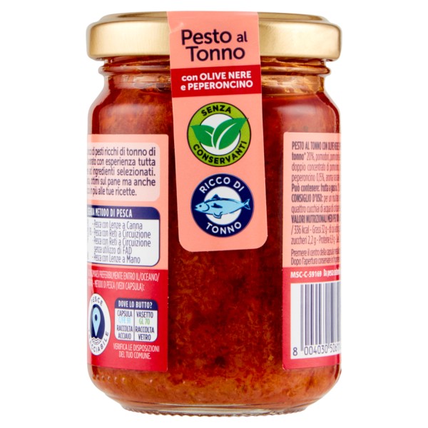 Rio Mare Tuna Pesto with Black Olives & Chili | 130g Jar