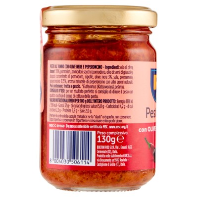 Rio Mare Tuna Pesto with Black Olives & Chili | 130g Jar