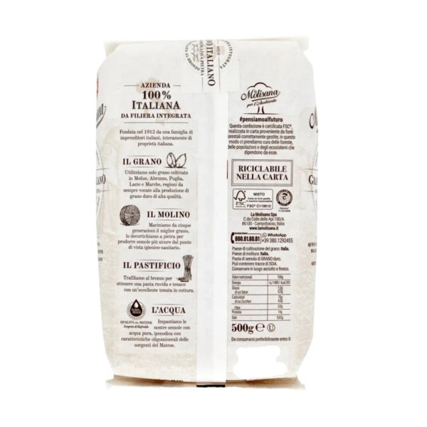 La Molisana Conchiglie Rigate N°25 - Premium Italian Pasta