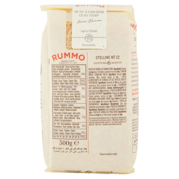 Rummo Stelline No. 22 – 500g | Italian Pasta for Soups