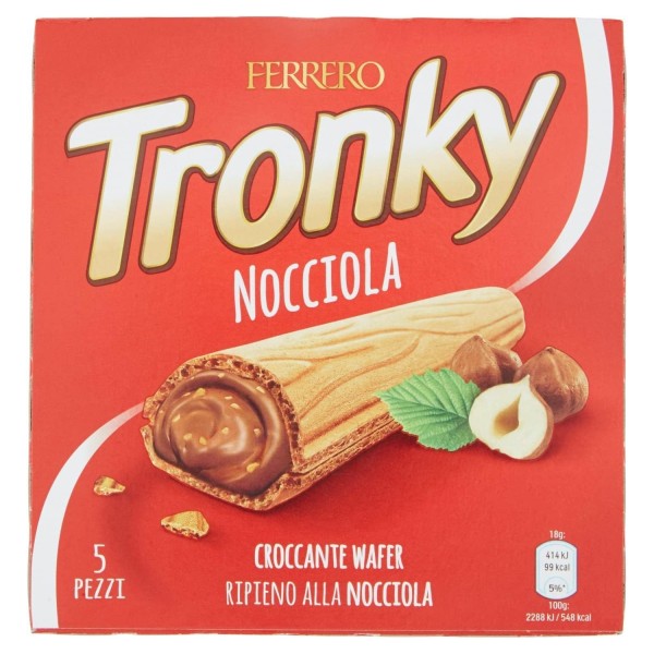 Tronky Hazelnut Snack 5 x 20g
