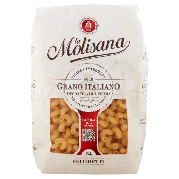 La Molisana Succhietti N°34 - Authentic Italian Pasta La Molisana Succhietti N°34 - Authentic Italian Pasta