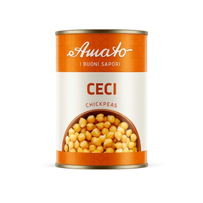 Amato Chickpeas in Tin 400g
