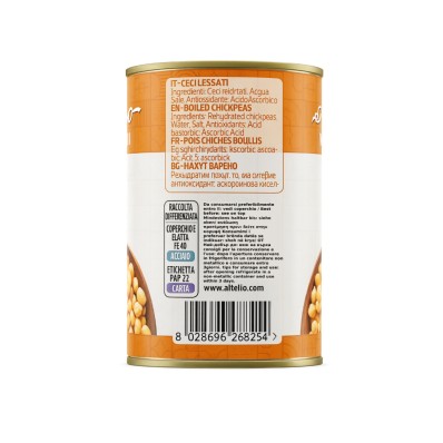 Amato Chickpeas in Tin – Ready-to-Eat Cooked 400g