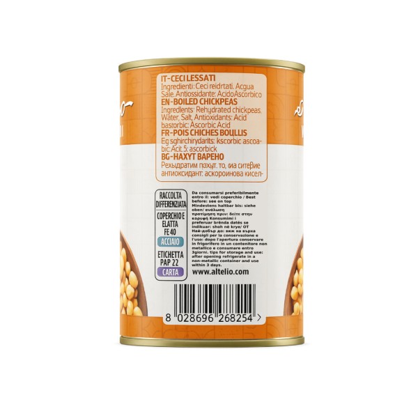 Amato Chickpeas in Tin – Ready-to-Eat Cooked 400g